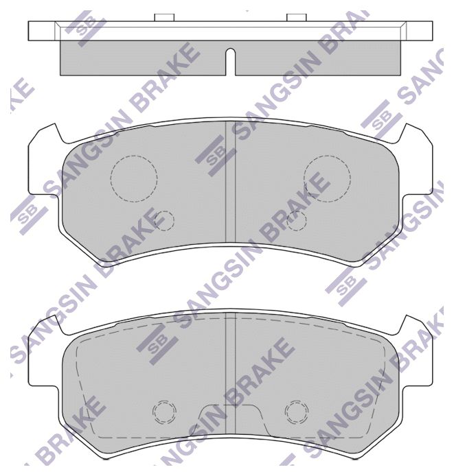 

SP1160SNS_=1048 00 !колодки тормозные зад.диск.\ Daewoo Lacetti 1.5 04> HI-Q