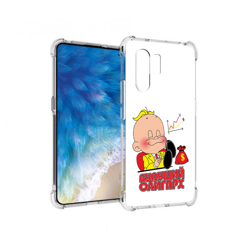 

Чехол MyPads Tocco для Vivo X30 Будущий олигарх (PT142331.408.37), Прозрачный, Tocco