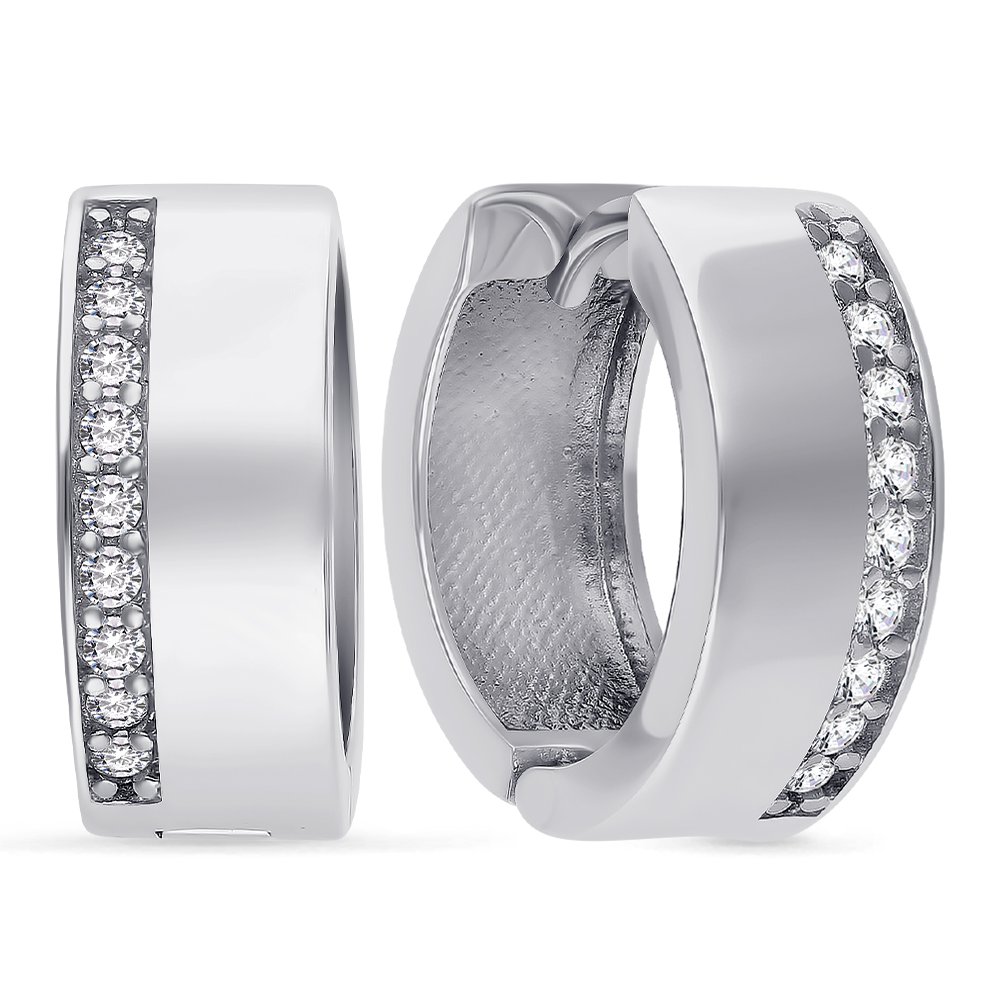 

Серьги из серебра с фианитом 585Gold 702007607, 702007607