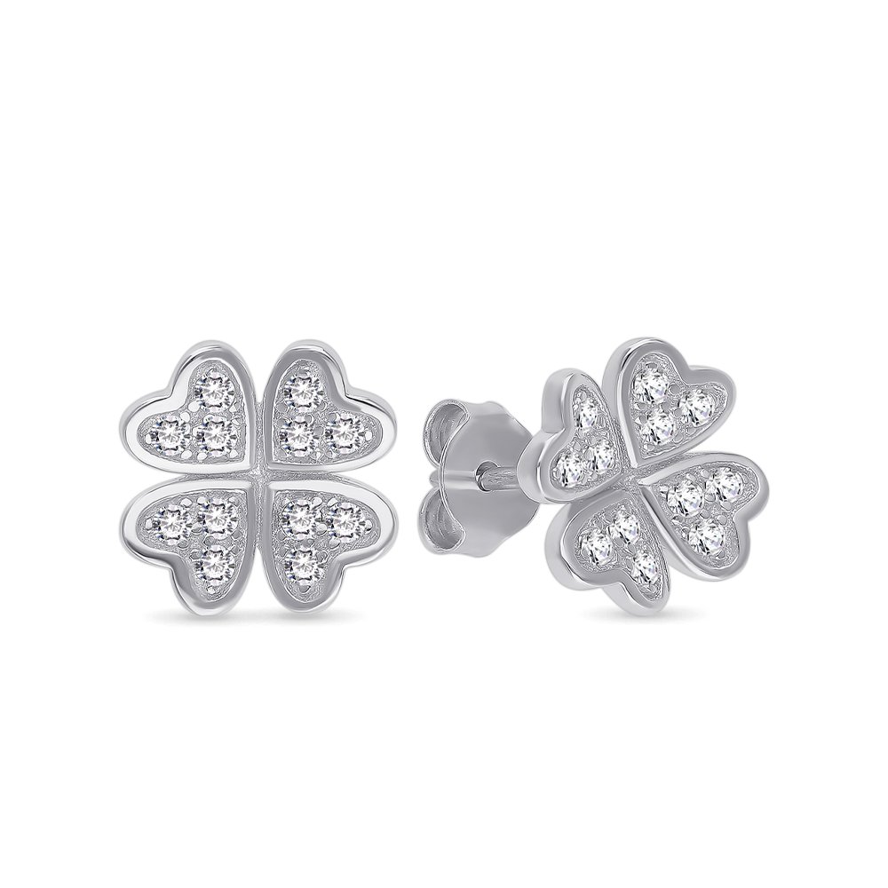 

Серьги из серебра с фианитом 585Gold 702007597, 702007597