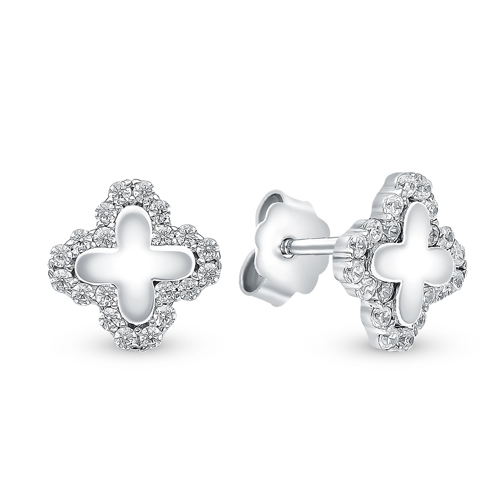 

Серьги из серебра с фианитом 585Gold 702007623, 702007623