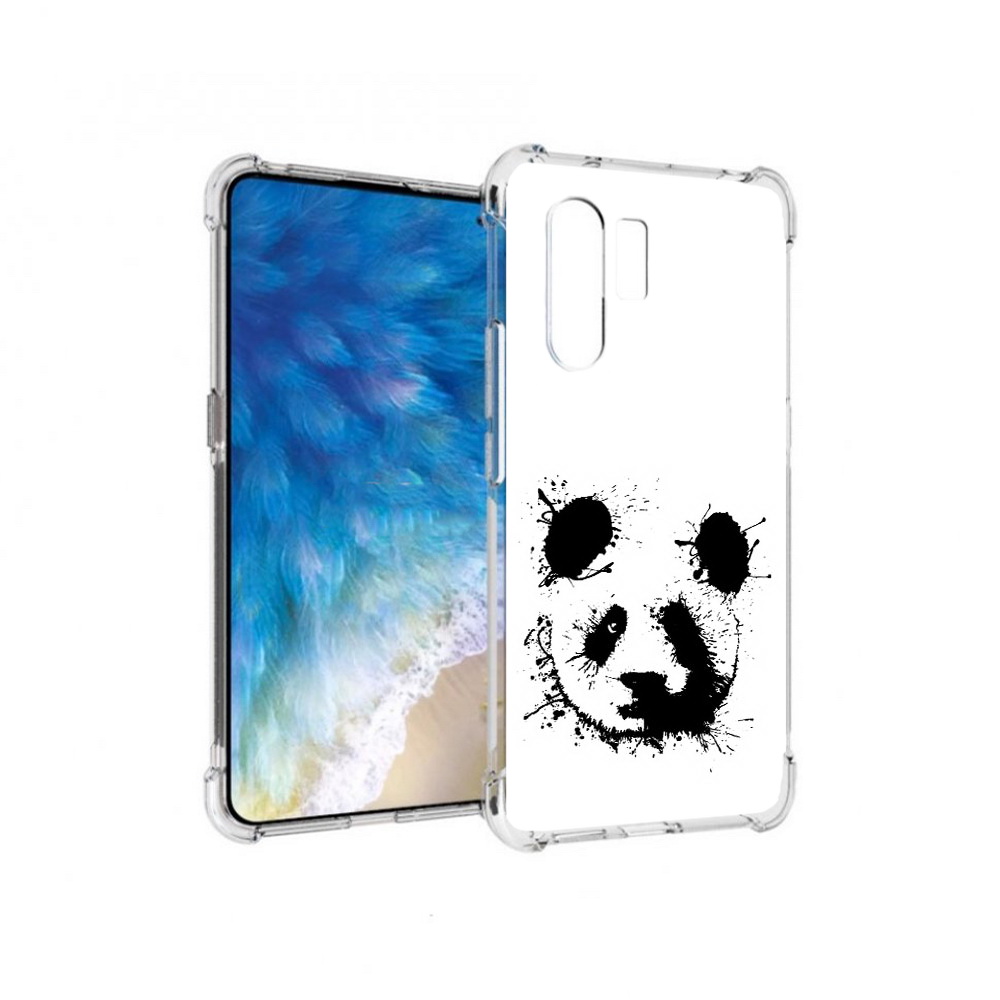 

Чехол MyPads Tocco для Vivo X30 клякса-панда (PT142331.408.389), Прозрачный, Tocco