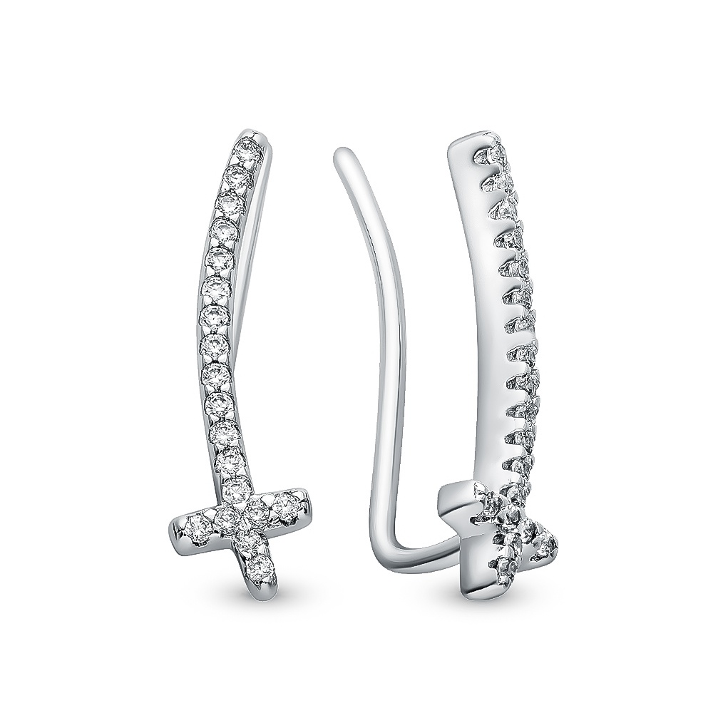 

Серьги из серебра с фианитом 585Gold 702007595, 702007595