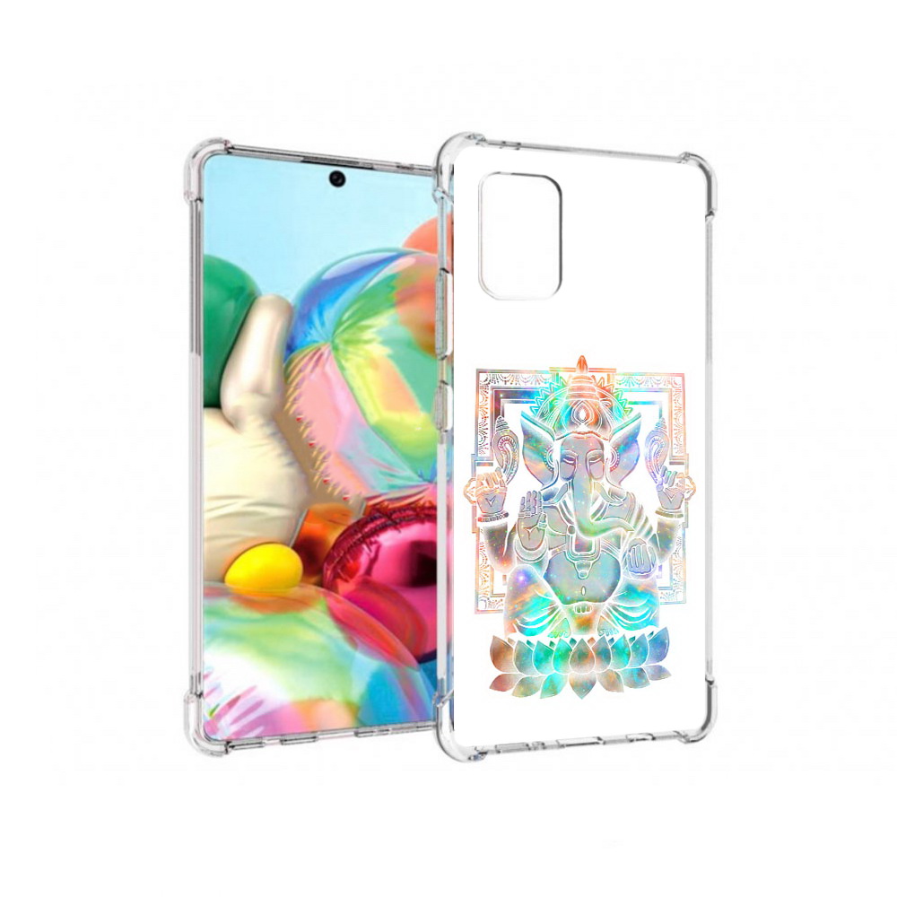 

Чехол MyPads Tocco для Samsung Galaxy A71 умный слон (PT226912.529.654), Прозрачный, Tocco
