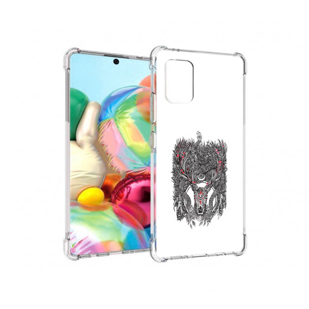 

Чехол MyPads Tocco для Samsung Galaxy A71 Дизайнерские_676 (PT226912.529.67), Прозрачный, Tocco