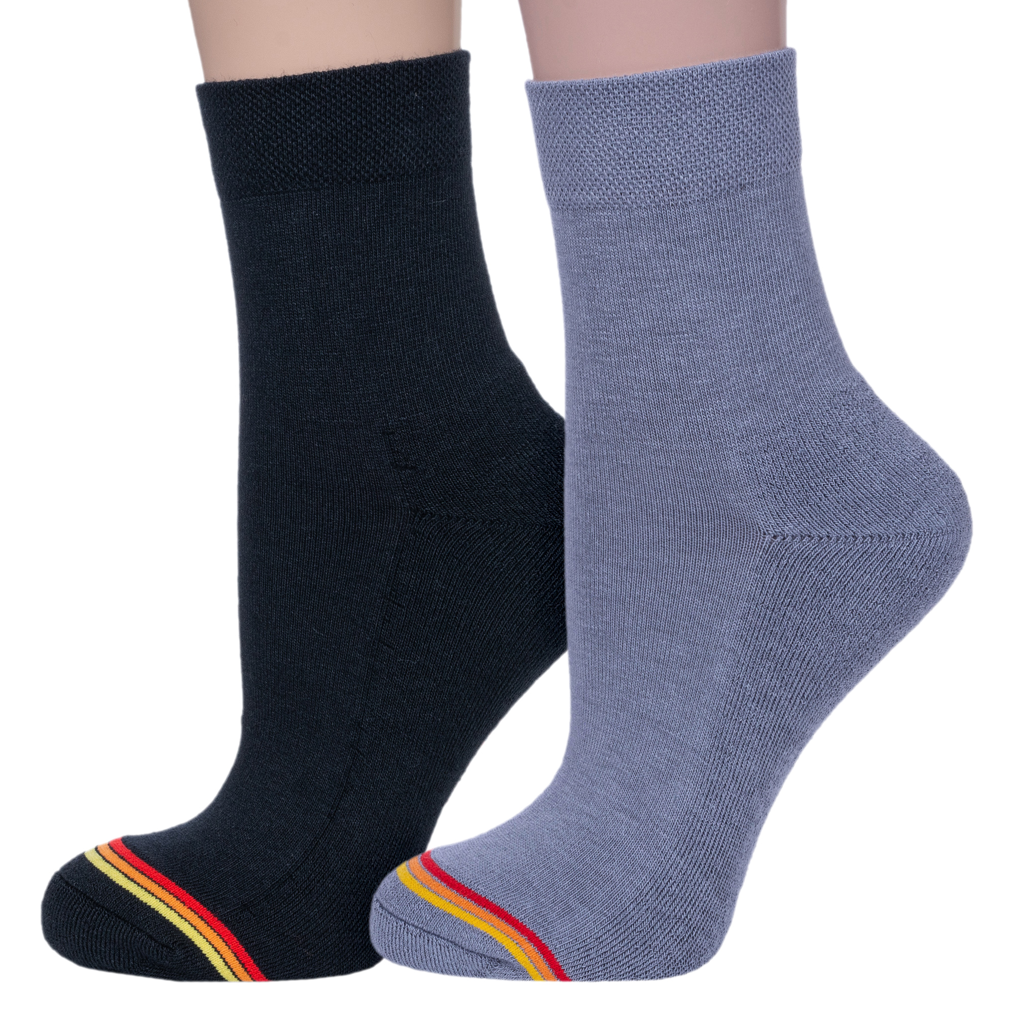 Комплект носков женских NOSMAG 2-22371T разноцветных 23-25