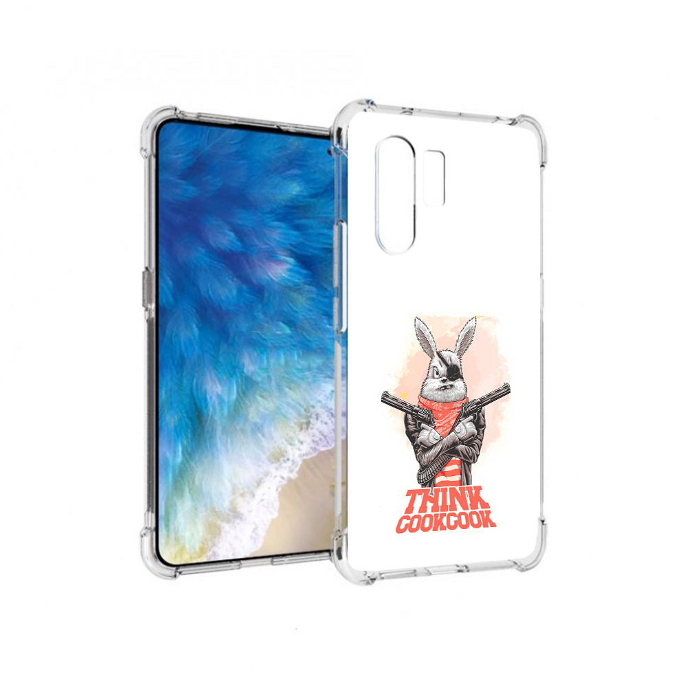 

Чехол MyPads Tocco для Vivo X30 кролик пират (PT142331.408.419), Прозрачный, Tocco