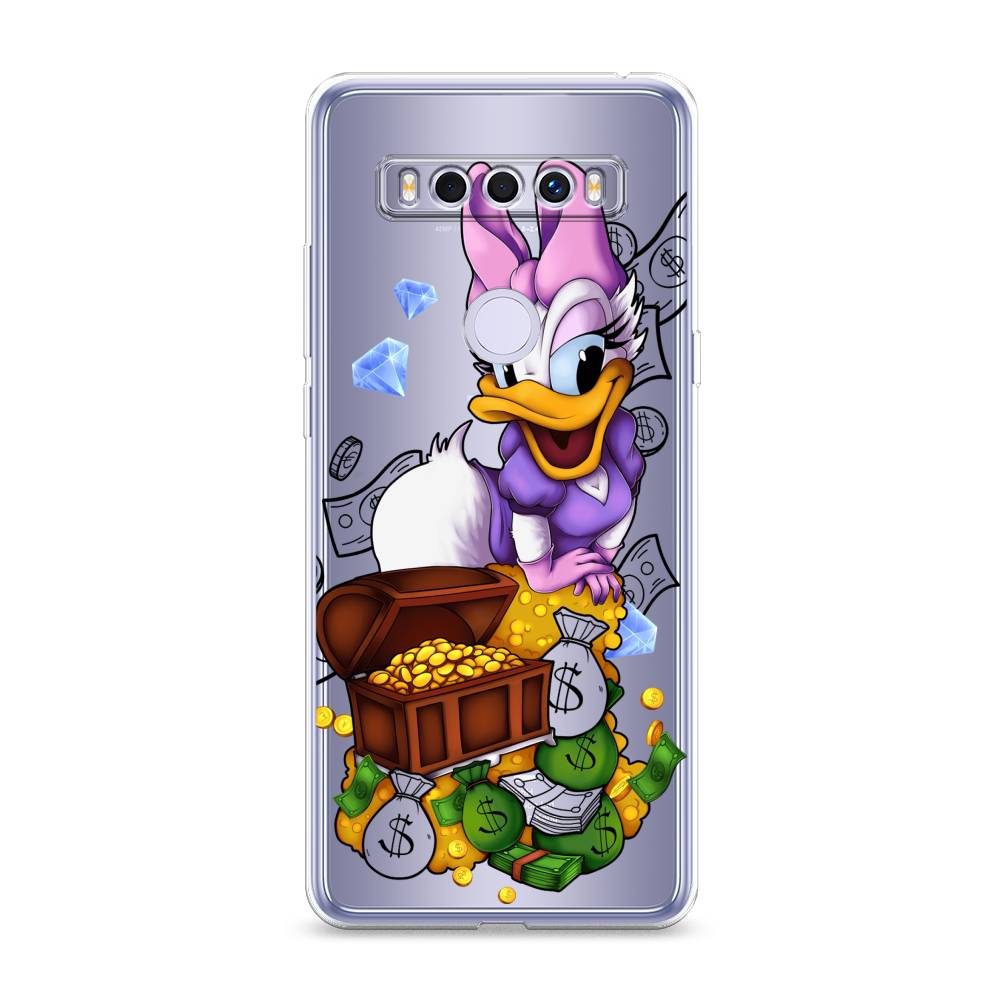 

Чехол для TCL 10 SE "Rich Daisy Duck", Коричневый;белый;фиолетовый, 290150-6