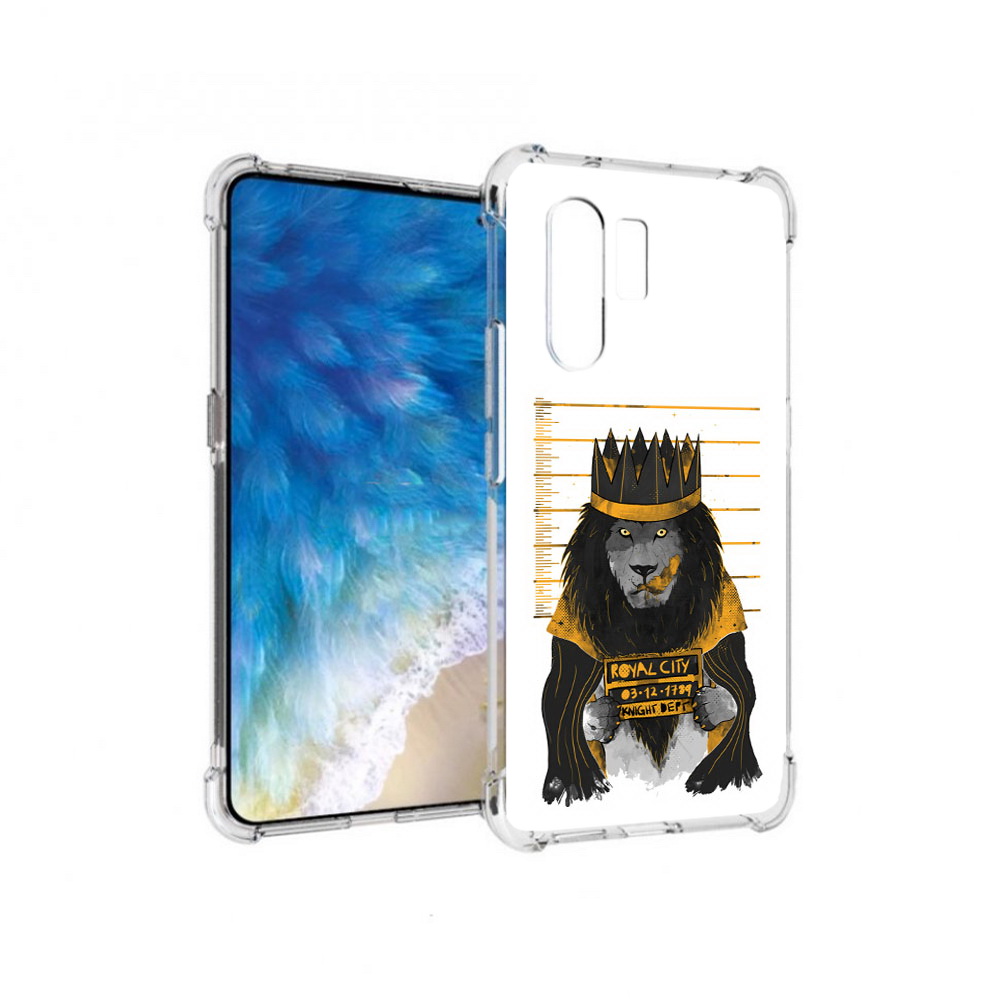 

Чехол MyPads Tocco для Vivo X30 лев в законе (PT142331.408.435), Прозрачный, Tocco