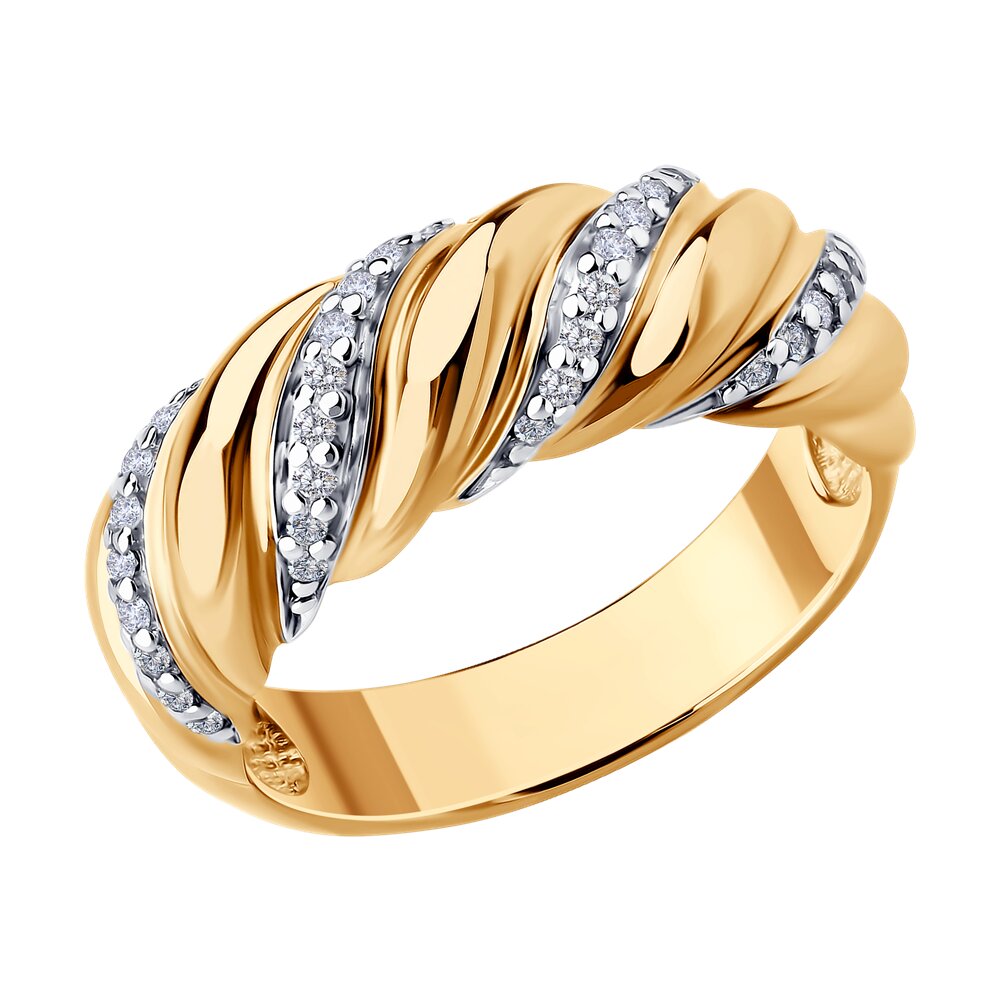 

Кольцо из серебра р. 19 Diamant 94-110-02228-1, фианит, 94-110-02228-1