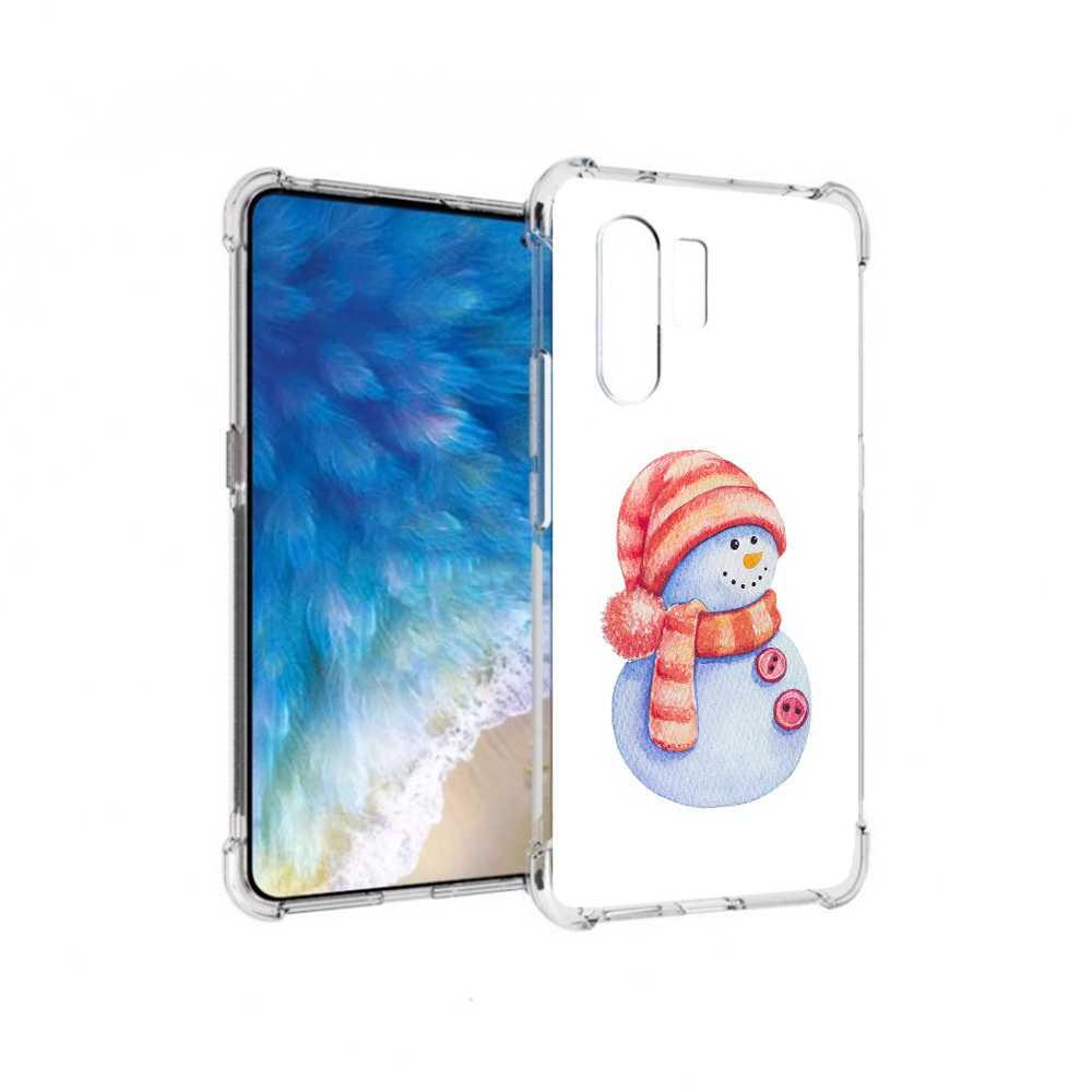

Чехол MyPads Tocco для Vivo X30 Веселый снеговик (PT142331.408.44), Прозрачный, Tocco