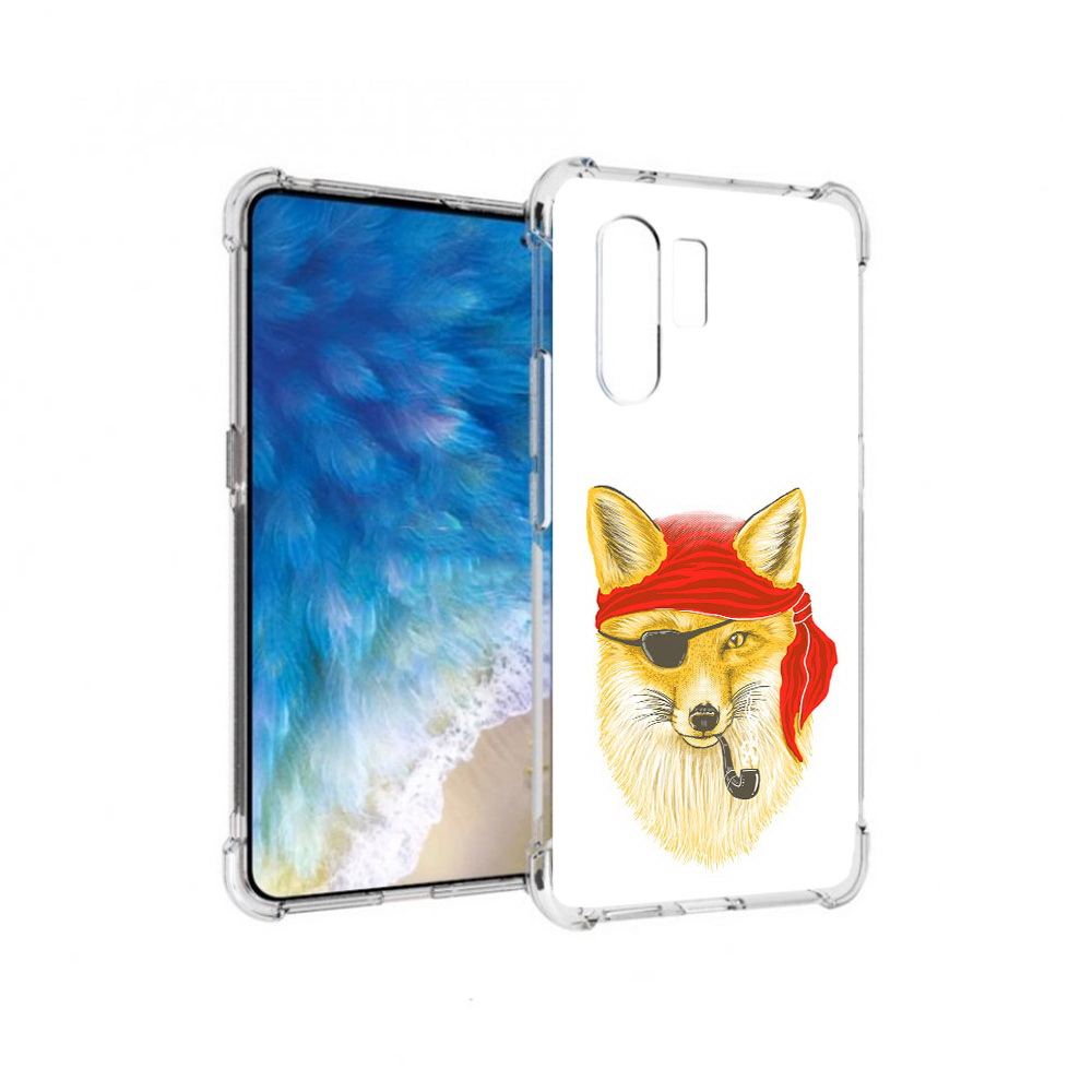 

Чехол MyPads Tocco для Vivo X30 лиса-пират (PT142331.408.440), Прозрачный, Tocco