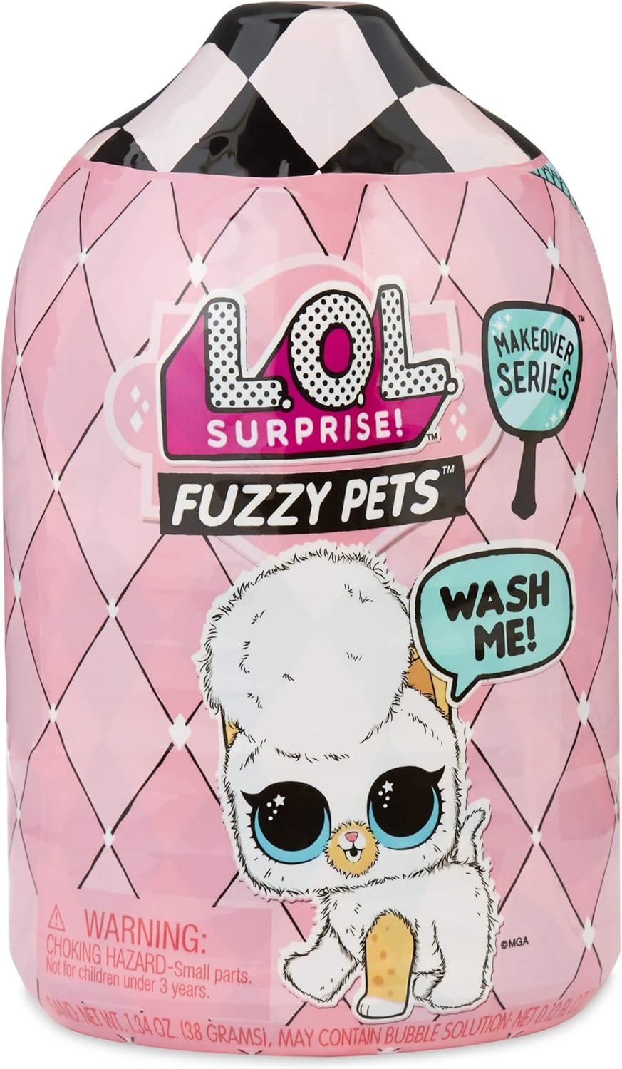 Игровой набор L.O.L. Surprise Fuzzy Pets Makeover, 7,6см кукла lol omg surprise sunshine makeover bubblegum dj лол омг саншайн бублегум дж