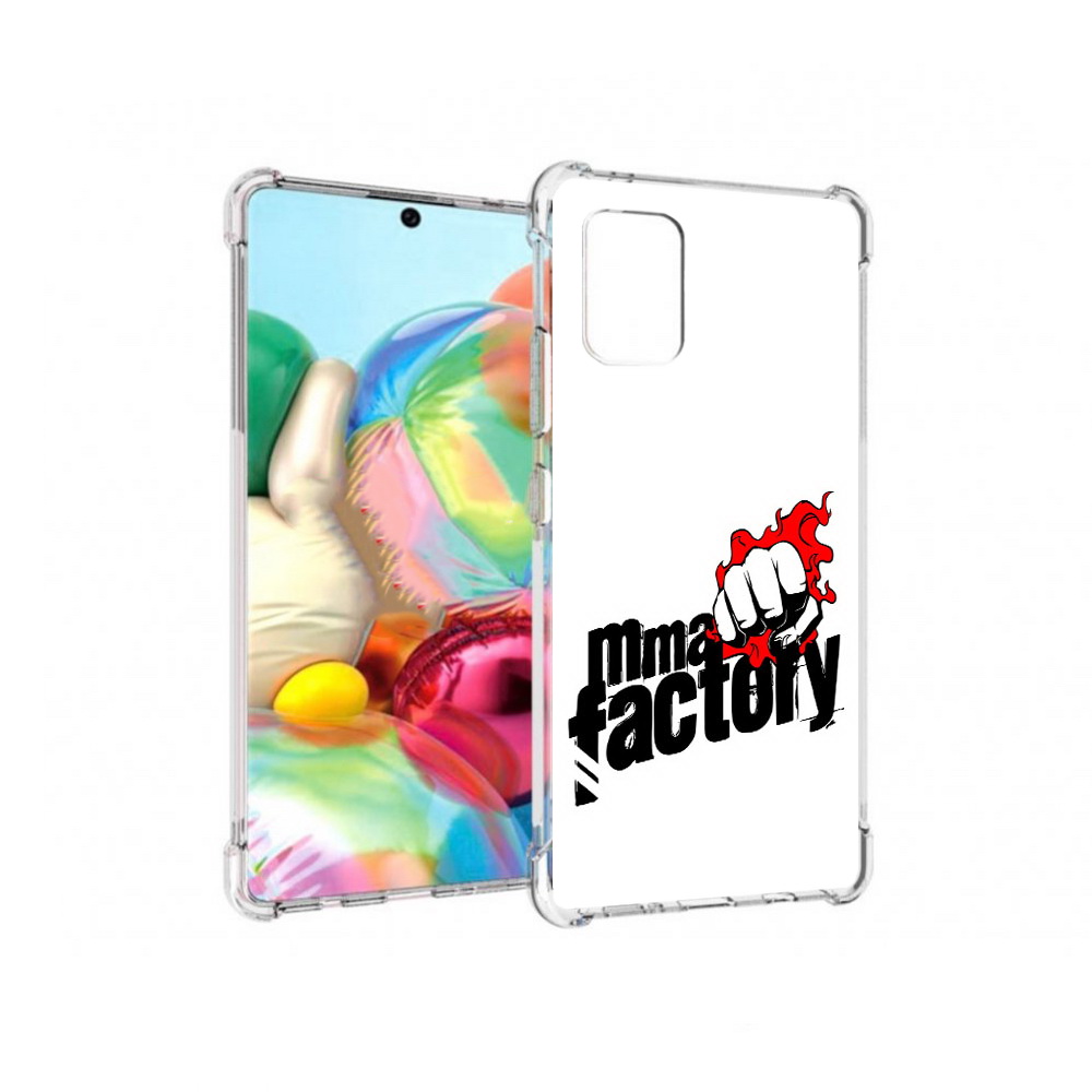 

Чехол MyPads Tocco для Samsung Galaxy A71 Единоборства ММА (PT226912.529.74), Прозрачный, Tocco