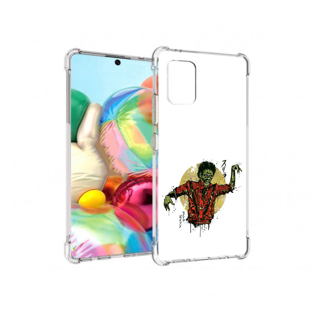 

Чехол MyPads Tocco для Samsung Galaxy A71 Зомби (PT226912.529.89), Прозрачный, Tocco