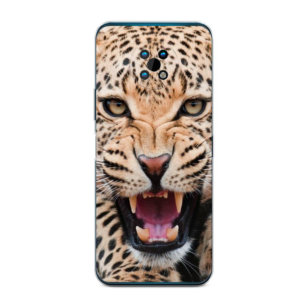 

Чехол на Nokia G50 "Леопард 3d", Бежевый;черный, 124950-6