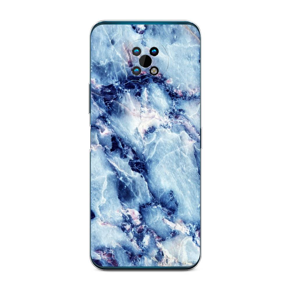 

Чехол на Nokia G50 "Мрамор с синими прожилками", Синий, 124950-3