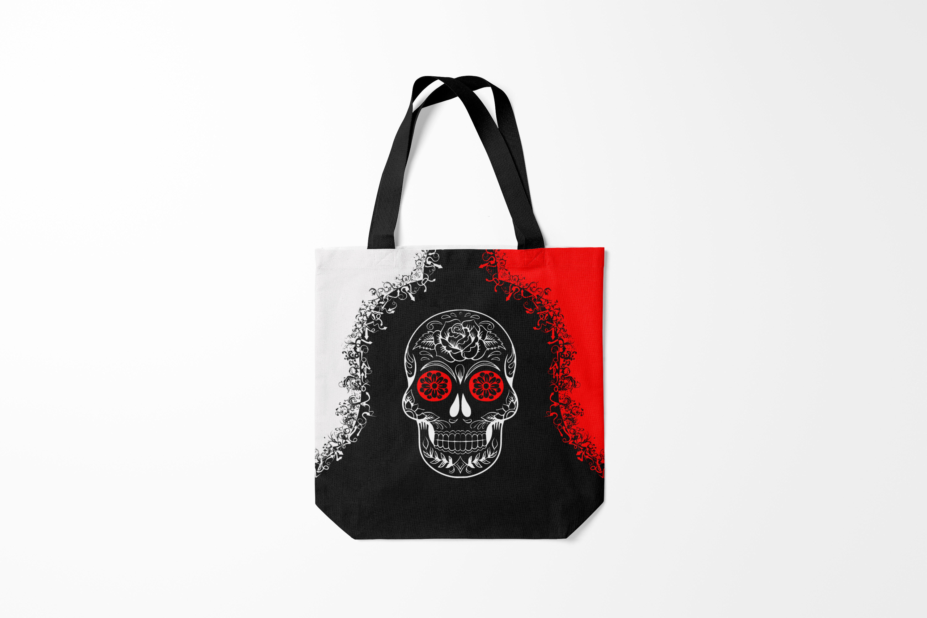 

Сумка шoппер унисекс Burnettie Черепа Red White Skull Череп, разноцветный, Черепа Red White Skull Череп
