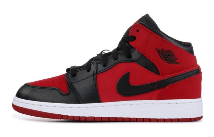 

Кеды унисекс Jordan Air Jordan 1 Mid GS разноцветные 36 EU, Разноцветный, Air Jordan 1 Mid GS