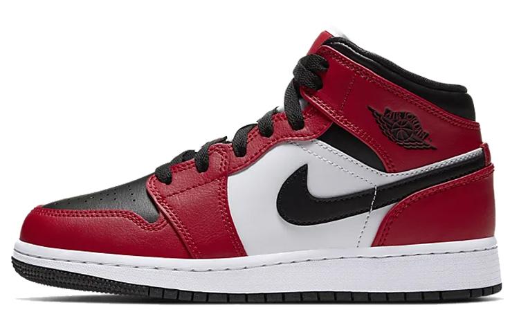 

Кеды унисекс Jordan Air Jordan 1 Mid Gym Red GS разноцветные 36 EU, Разноцветный, Air Jordan 1 Mid Gym Red GS