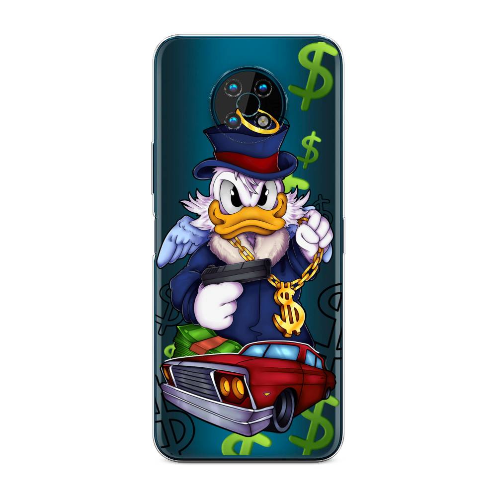 

Чехол на Nokia G50 "Scrooge McDuck with a Gold Chain", Красный;синий;белый, 124950-6