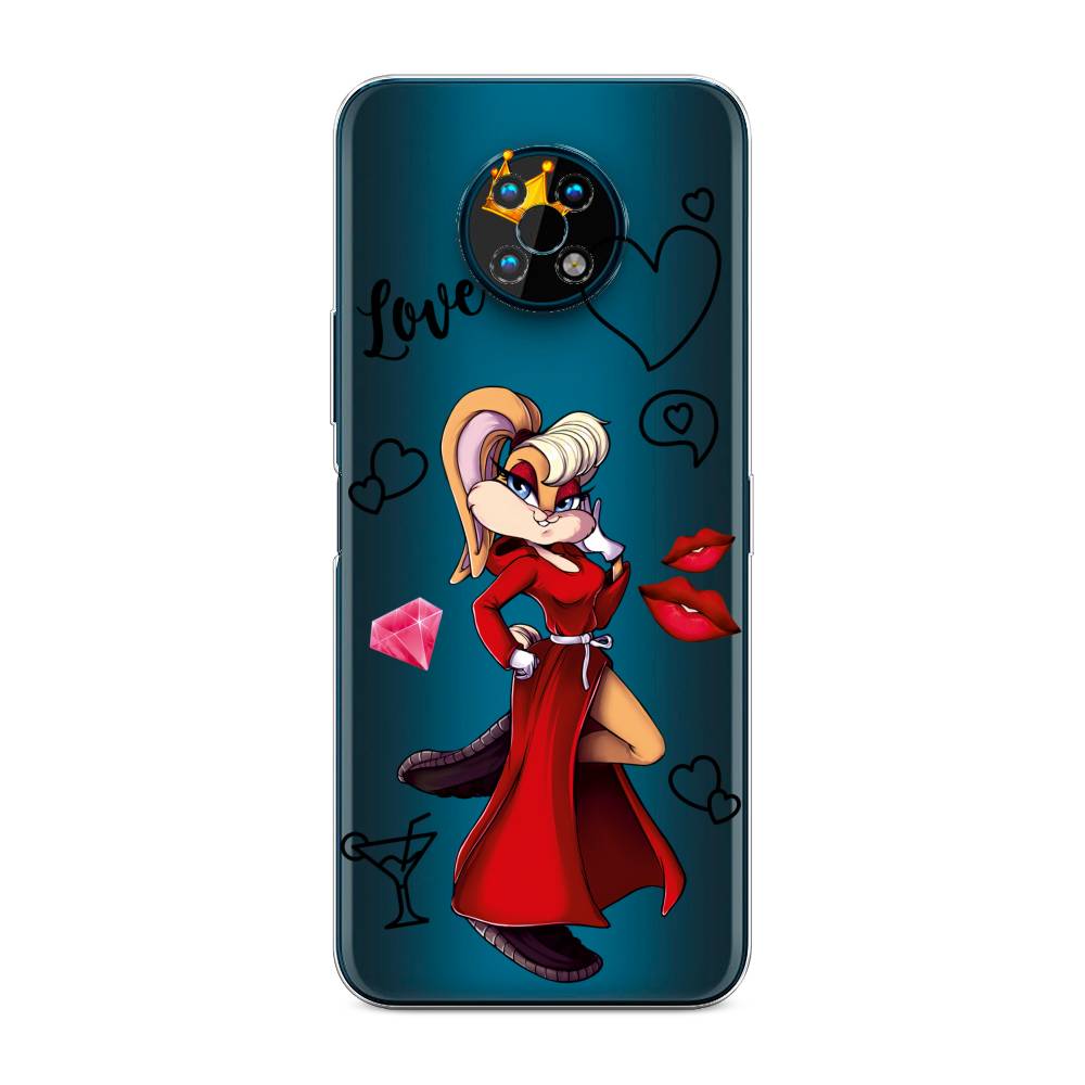 

Чехол на Nokia G50 "Rich Lola Bunny", Красный;бежевый;оранжевый, 124950-6