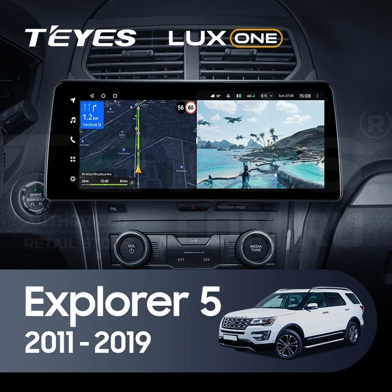 

Штатная магнитола Teyes LUX ONE 6/128 Ford Explorer 5 (2011-2019), Lux One