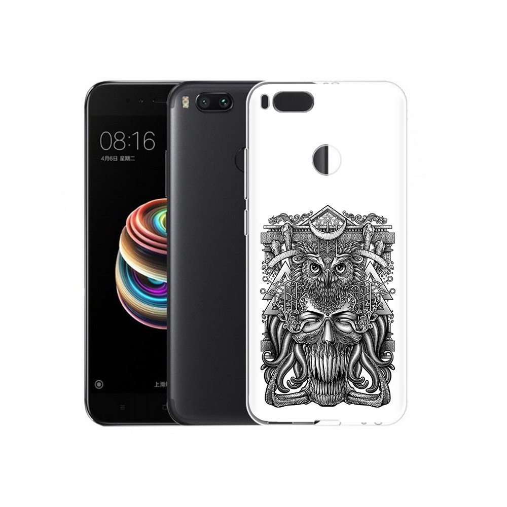

Чехол MyPads Tocco для Xiaomi Mi 5X зубастая сова (PT75177.336.369), Прозрачный, Tocco