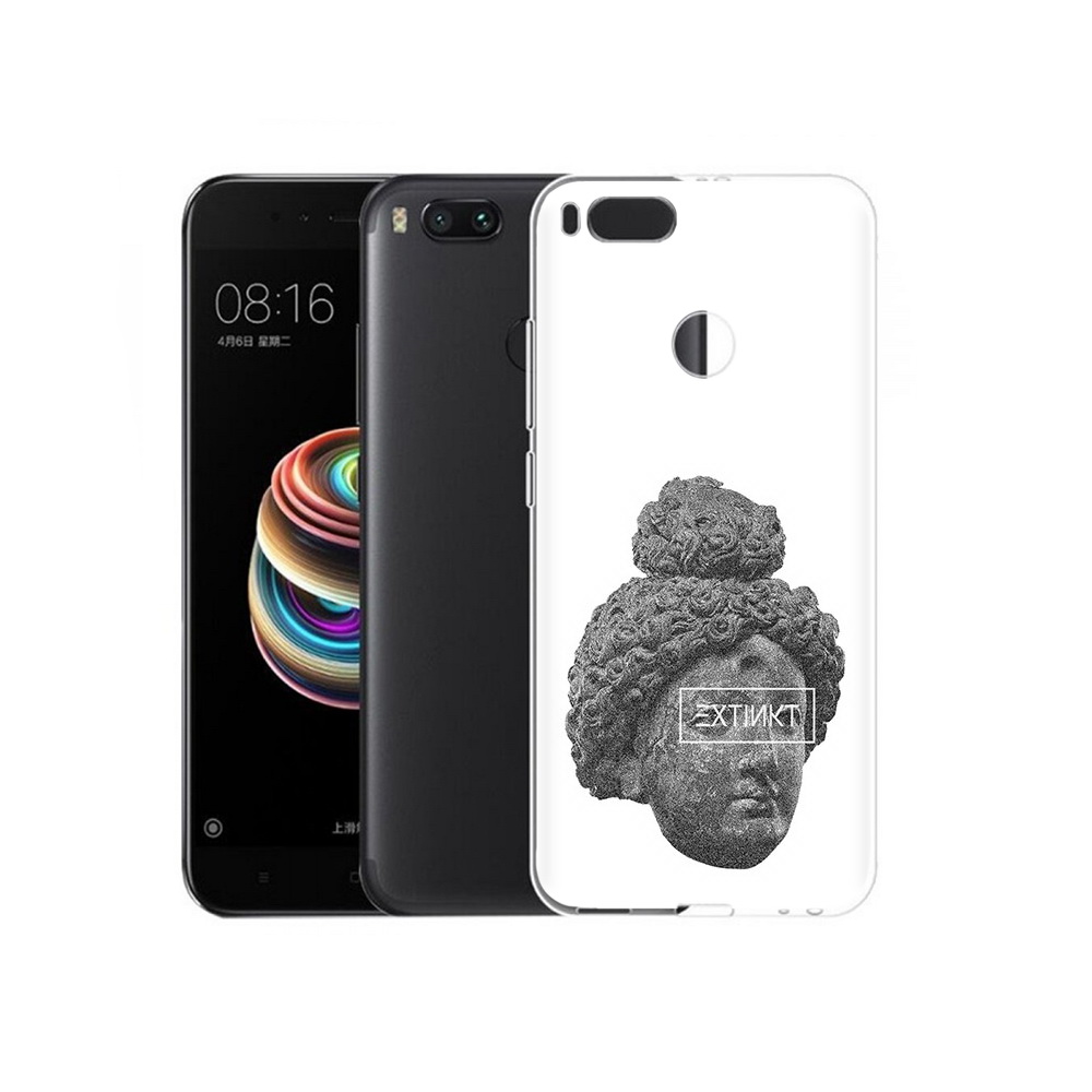 

Чехол MyPads Tocco для Xiaomi Mi 5X каменное лицо девушки (PT75177.336.383), Прозрачный, Tocco