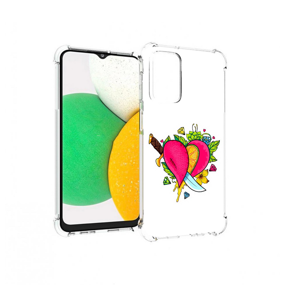 

Чехол MyPads Tocco для Samsung Galaxy A23 Фруктовое сердце, Прозрачный, Tocco