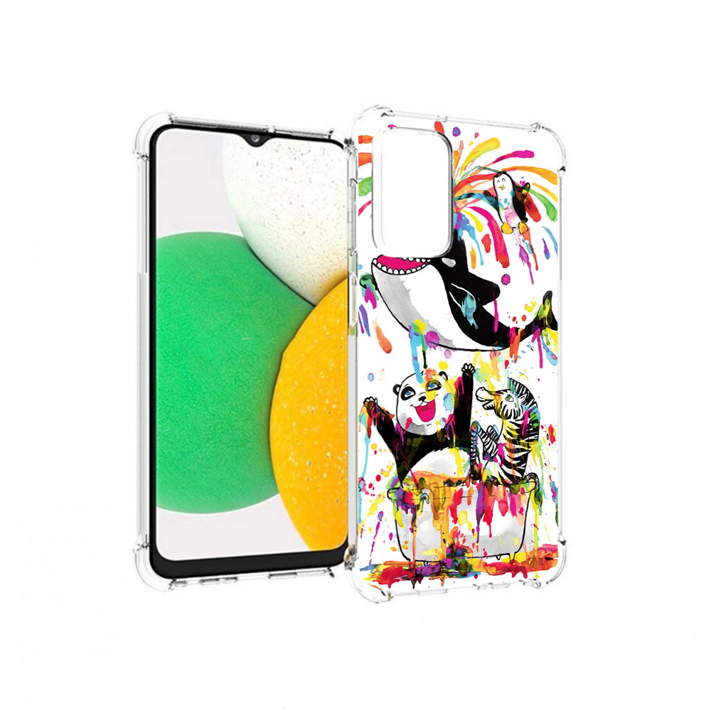 

Чехол MyPads Tocco для Samsung Galaxy A23 Хиппи кит, Прозрачный, Tocco