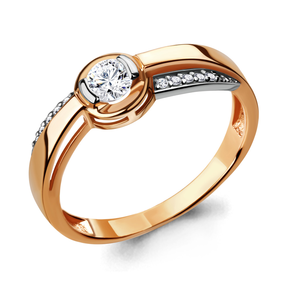 

Кольцо из серебра р. 17,5 AQUAMARINE 66572А_925_з, 66572А_925_з
