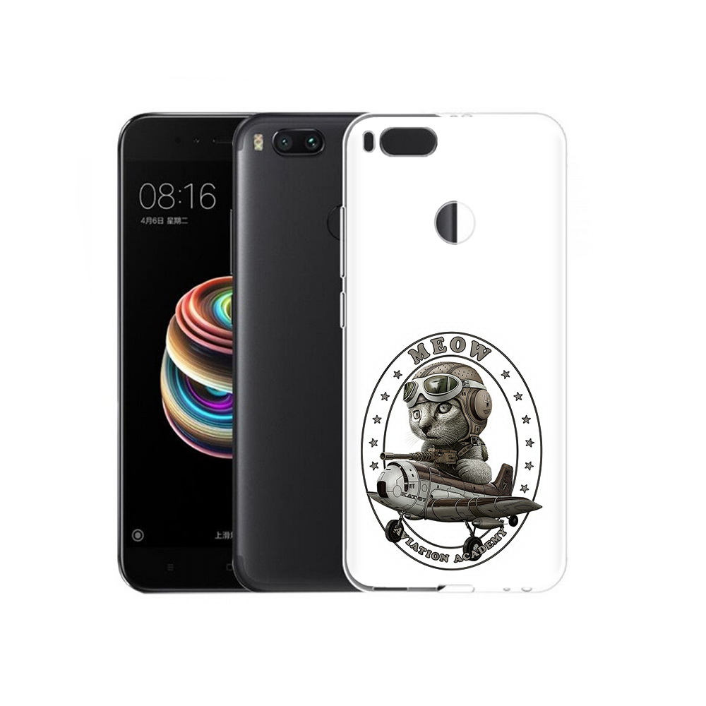 

Чехол MyPads Tocco для Xiaomi Mi 5X кот в самолете (PT75177.336.395), Прозрачный, Tocco