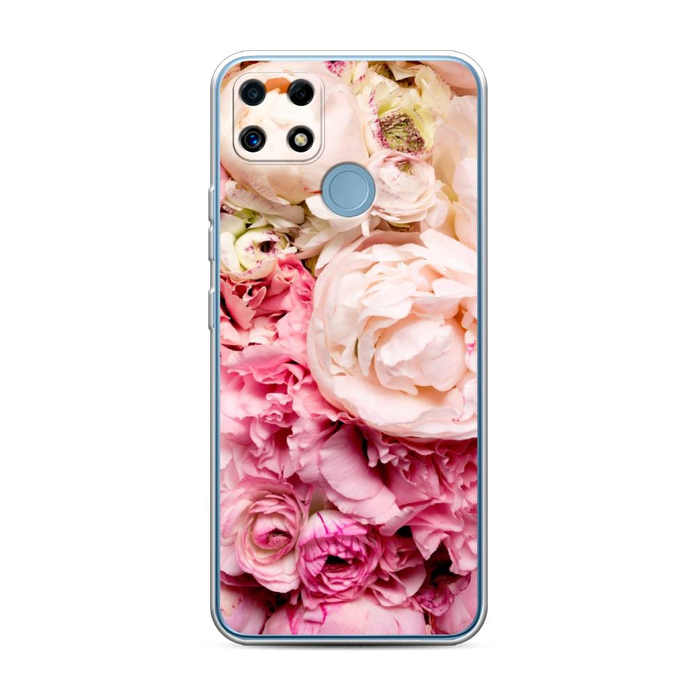 

Чехол Awog на Realme C25/C25s "Пионы яркие", Разноцветный, 256950-8