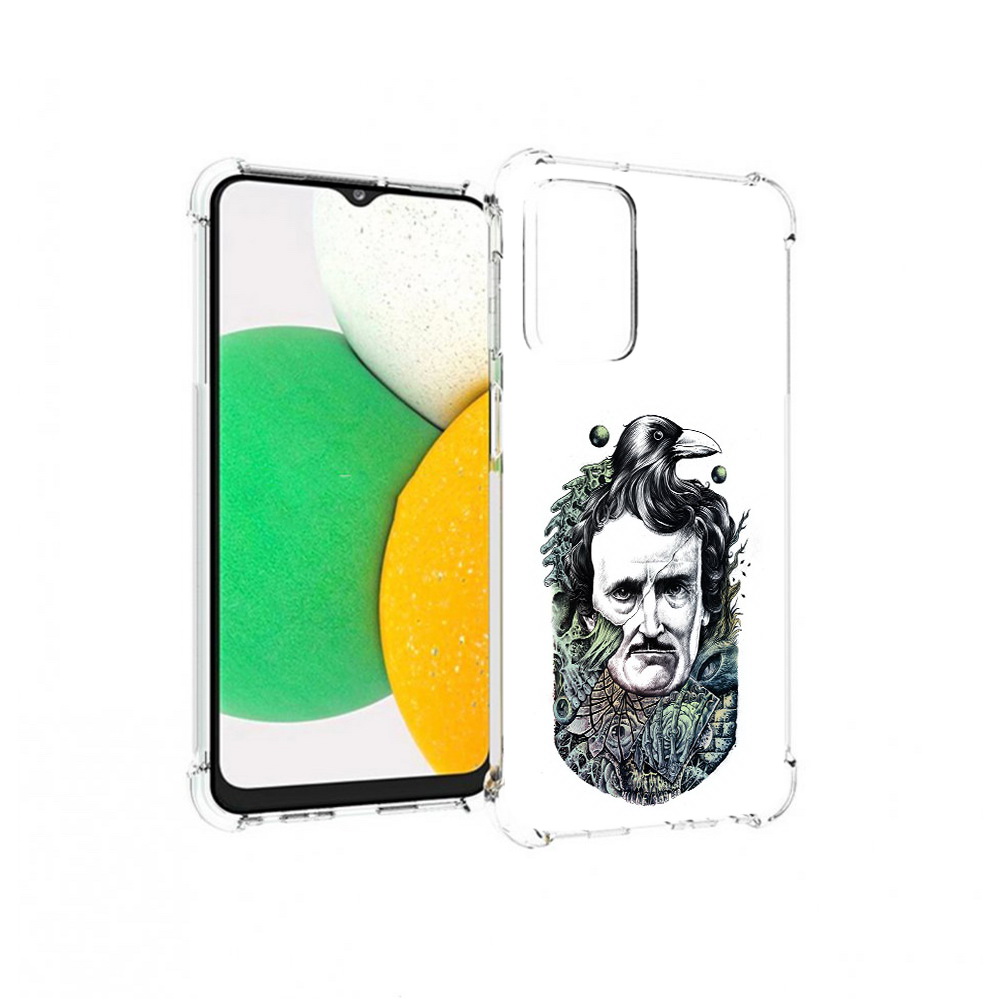 

Чехол MyPads Tocco для Samsung Galaxy A23 Эдгар Аллан с вороном, Прозрачный, Tocco