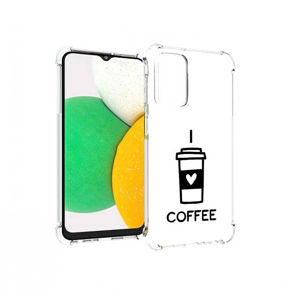 Чехол MyPads Tocco для Samsung Galaxy A23 Я люблю кофе