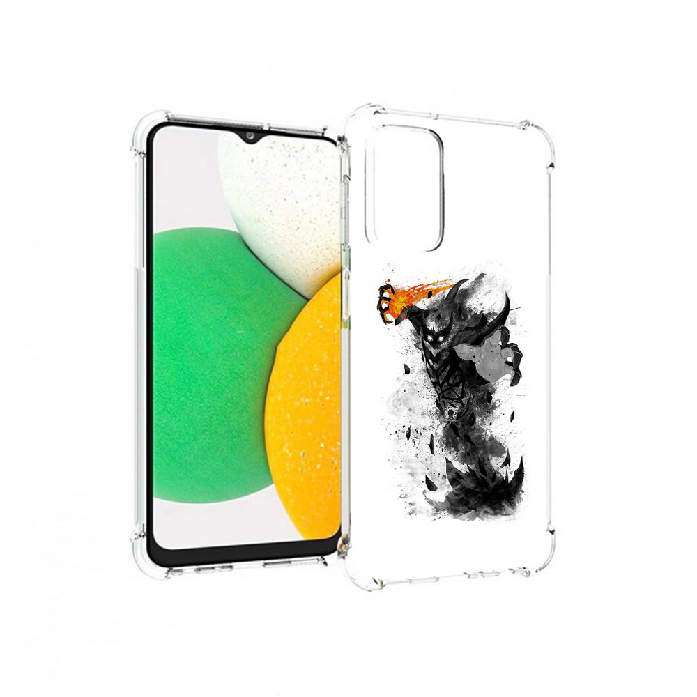 Чехол MyPads Tocco для Samsung Galaxy A23 nevermore черно белый
