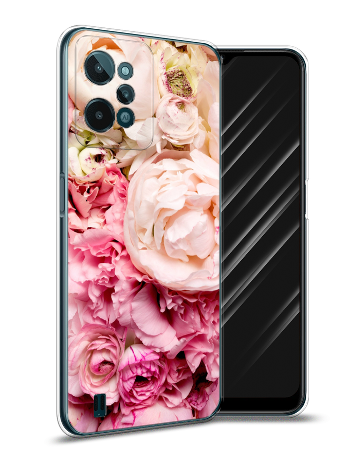 

Чехол Awog на Realme C31 "Пионы яркие", Разноцветный, 259350-8