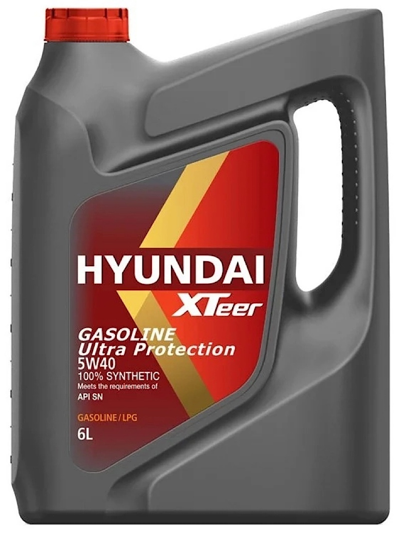 фото Масло моторное xteer gasoline ultra protection sn 5w40 синт.6л hyundai