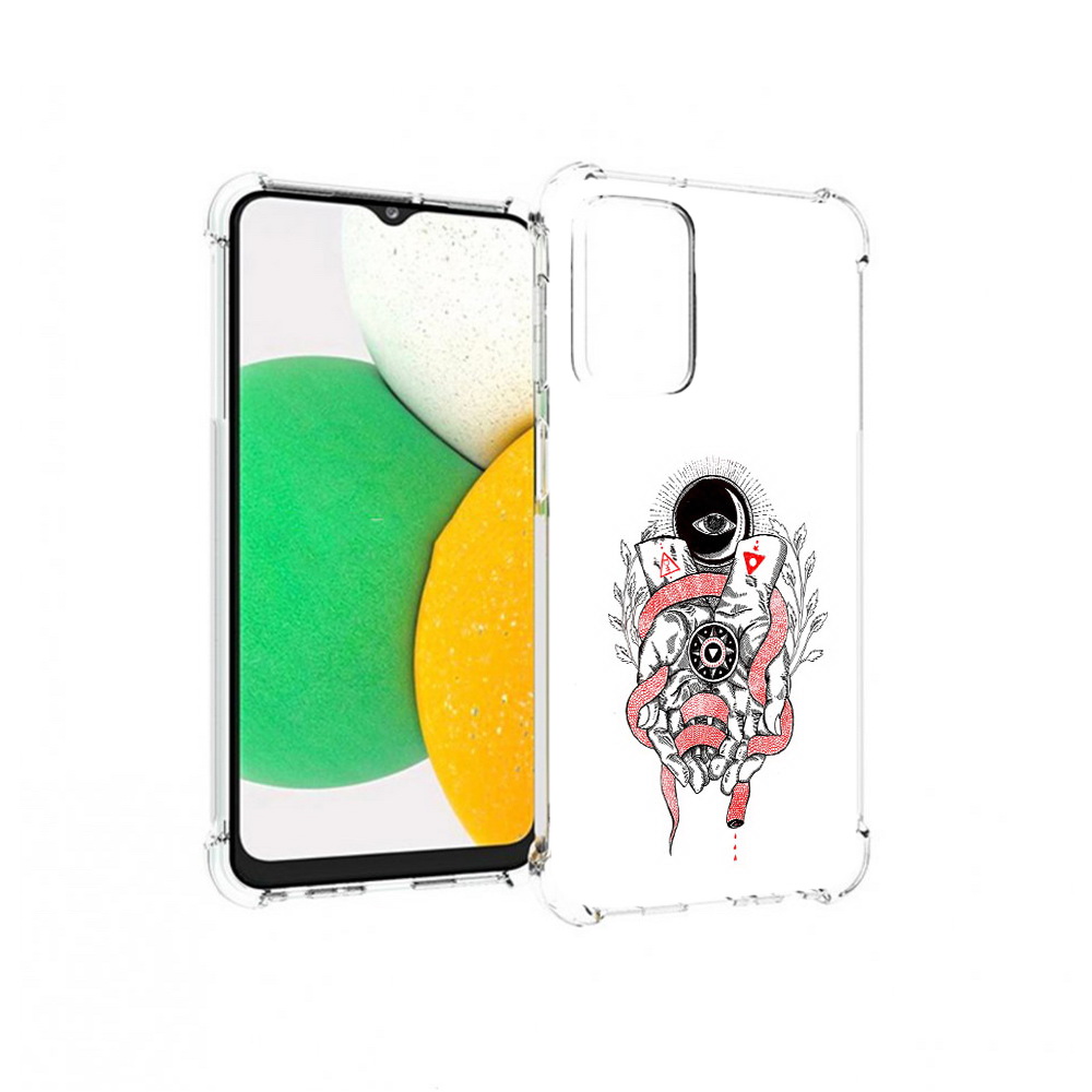 

Чехол MyPads Tocco для Samsung Galaxy A23 абстрация связанные руки, Прозрачный, Tocco