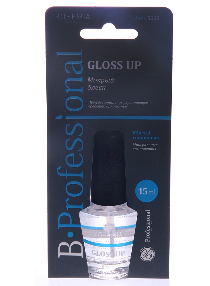 Топ для ногтей BHM Professional Gloss Up 15 мл