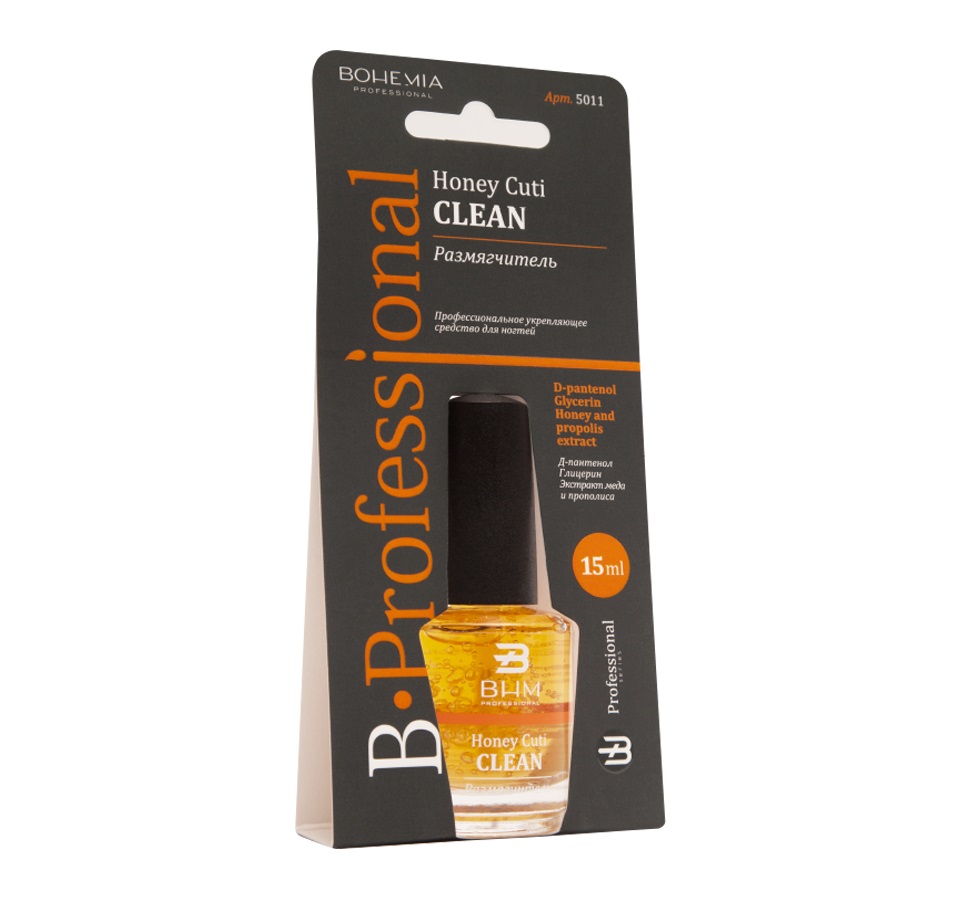 

Размягчитель кутикулы Bhm professional Honey Cuti Clean 15 мл