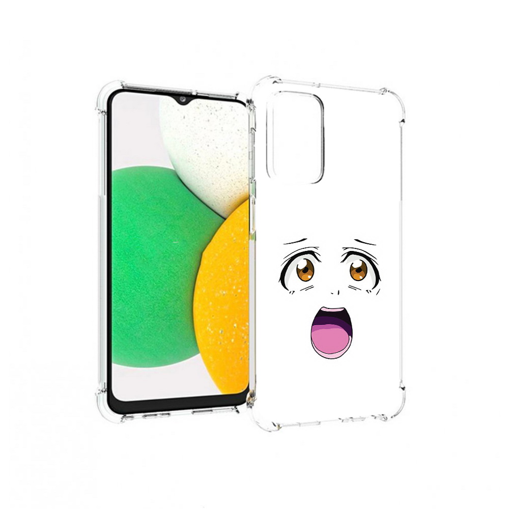 

Чехол MyPads Tocco для Samsung Galaxy A23 аниме лицо, Прозрачный, Tocco
