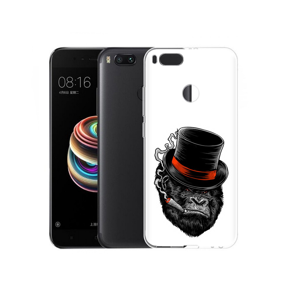 

Чехол MyPads Tocco для Xiaomi Mi 5X дизайнерская горилла (PT75177.336.431), Прозрачный, Tocco