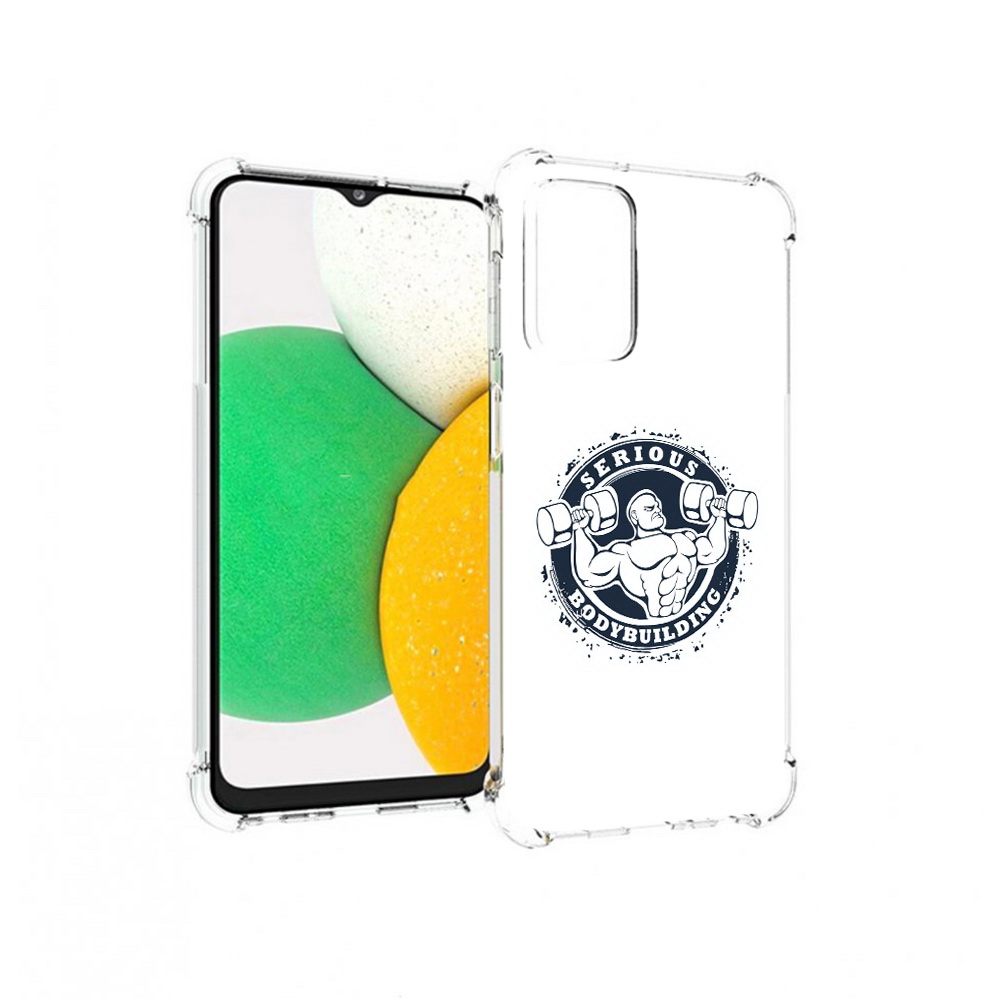 

Чехол MyPads Tocco для Samsung Galaxy A23 бодибилдинг воля к победе, Прозрачный, Tocco