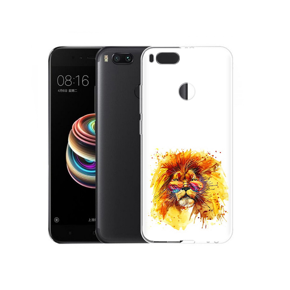 

Чехол MyPads Tocco для Xiaomi Mi 5X лев в очках (PT75177.336.436), Прозрачный, Tocco