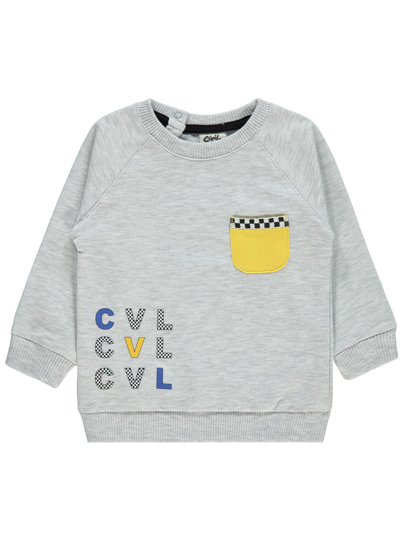 

Лонгслив Civil Baby 91E57C355Y11 светло-серый 6-9 мес (доставка из-за рубежа), 91E57C355Y11