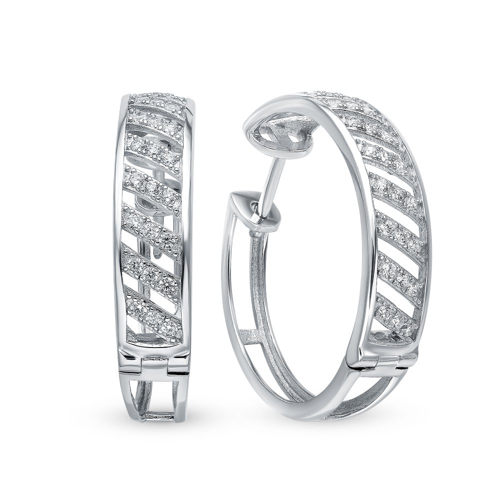 

Серьги из серебра с фианитом 585Gold 702008066, 702008066