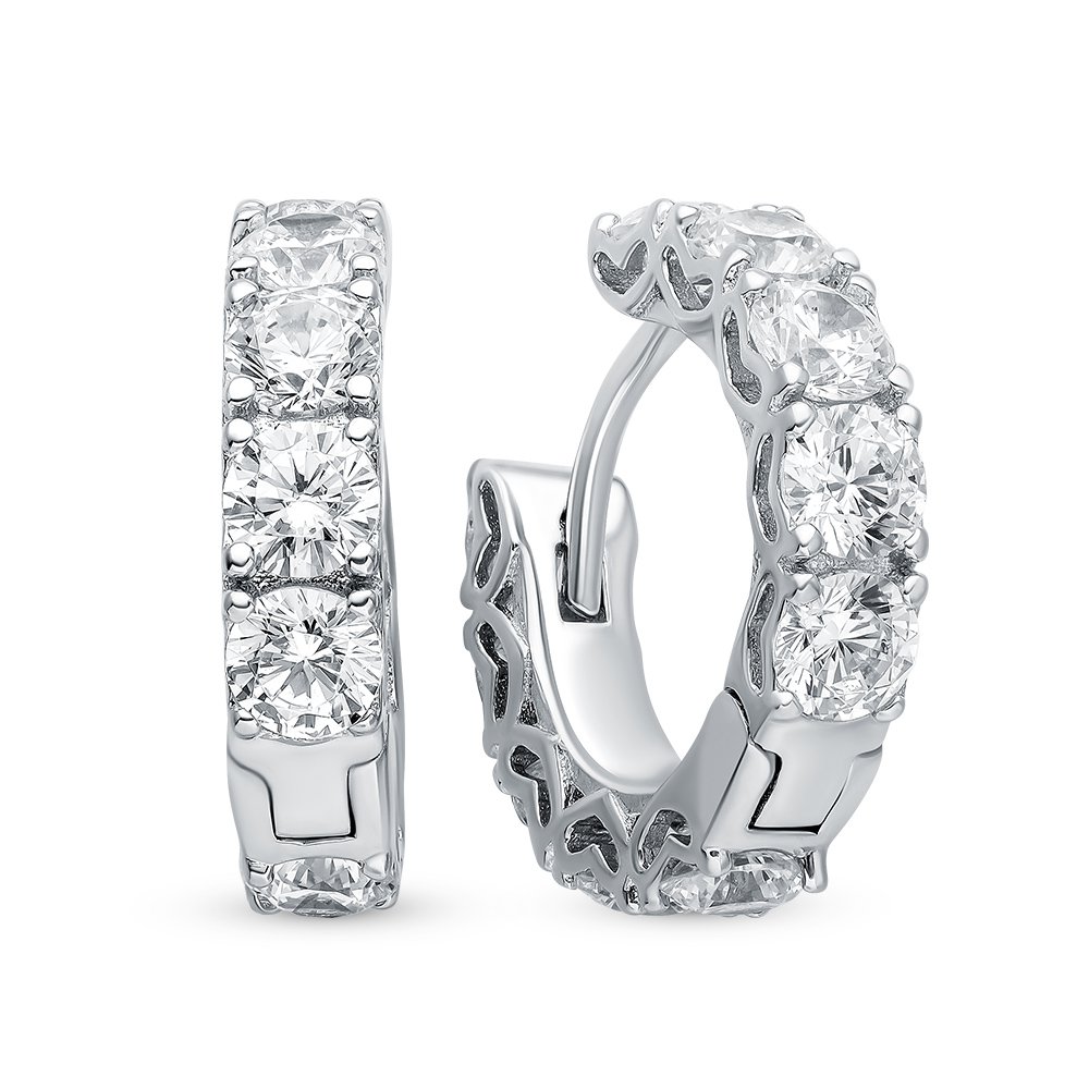 

Серьги из серебра с фианитом 585Gold 702008064, 702008064