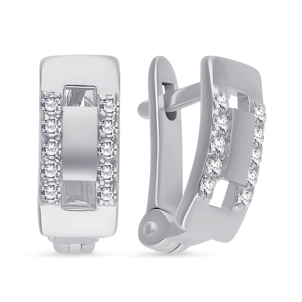 

Серьги из серебра с фианитом 585Gold 902000522, 902000522